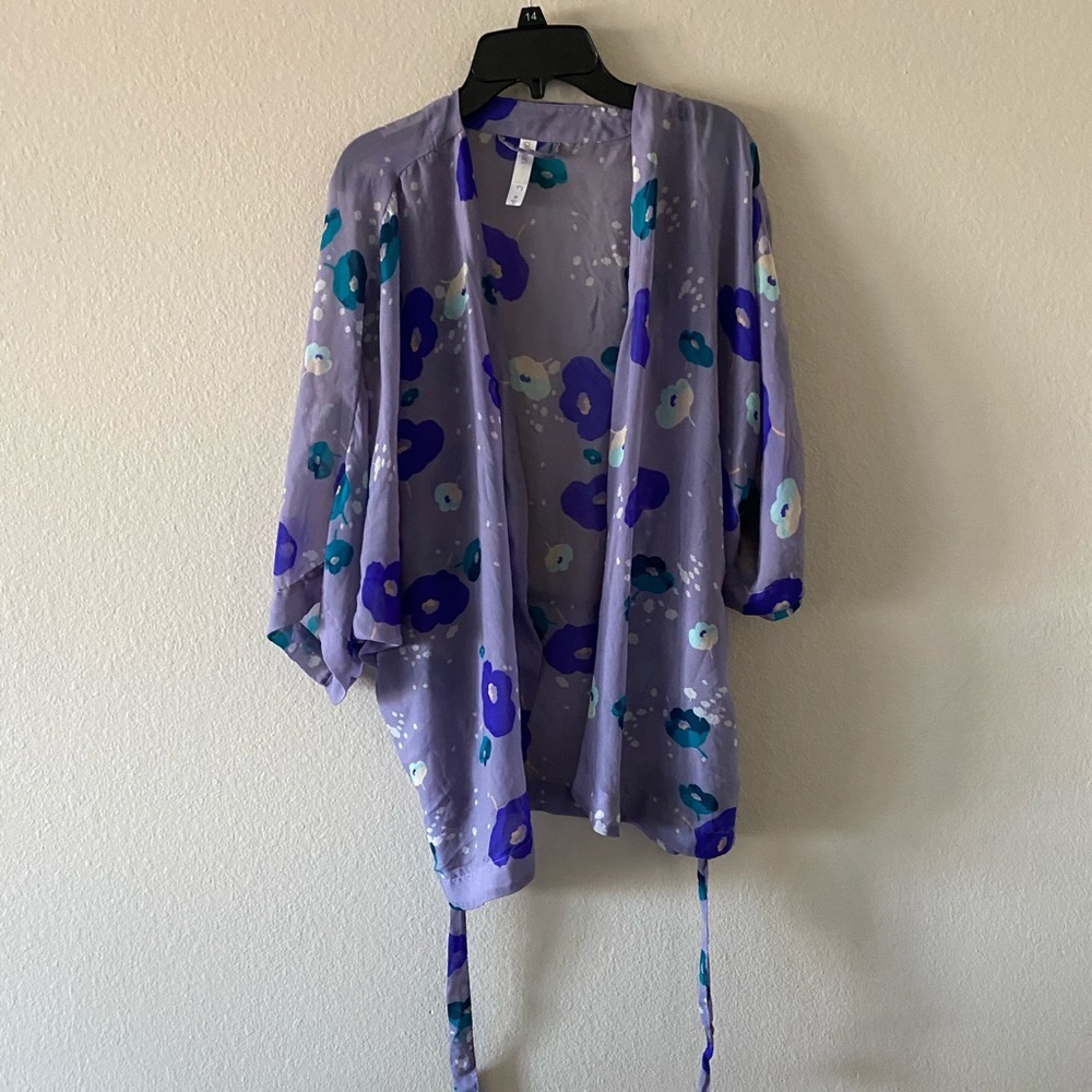 Purple Floral Sleepwear